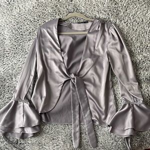 satin blouse